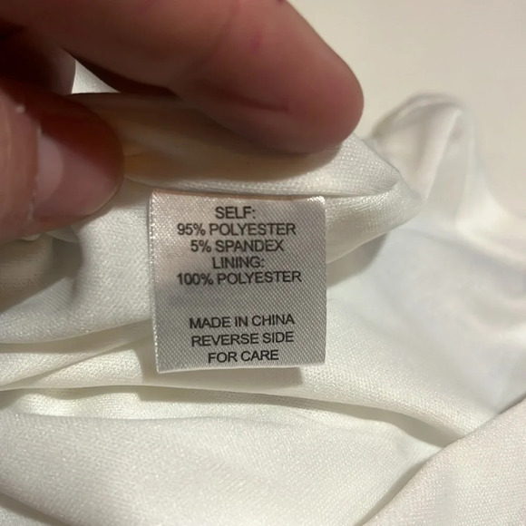 Alexia Admor blue and white floral cap sleeve side ruched dress small - Picture 8 of 10